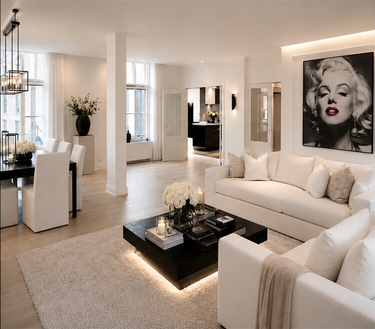 Living room after restyling by Marisa Smid